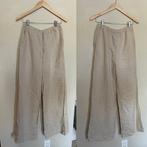 NIA | NWT! linen pull on pant & amie convertible halter top size: medium - Picture 2 of 8